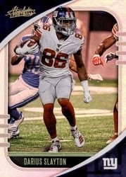 2020 Panini Absolute Base Set Darius Slayton #12 card