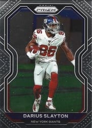 2020 Panini Prizm Base Set Darius Slayton #163 card