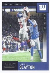 2020 Score Base Set Darius Slayton #176 card