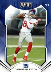 2021 Panini Playoff Base Set Darius Slayton #109 card