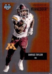 2025 Bowman University Chrome 1955 Bowman Football Darius Taylor #55AV-8 card