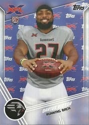 2020 Topps XFL Base Set Darius Victor #164 card
