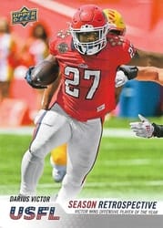 2023 Upper Deck USFL Base Set Darius Victor #29 card