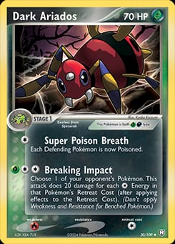 Team Rocket Returns Dark Ariados #30 card