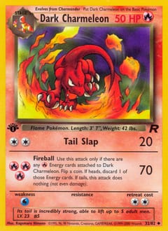 2000 Team Rocket Dark Charmeleon #32 card