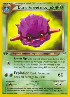 Neo Destiny Dark Forretress #35 card