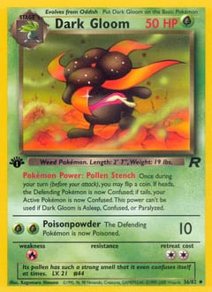2000 Team Rocket Dark Gloom #36 card