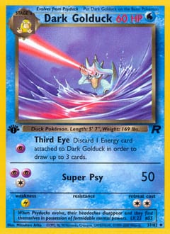 2000 Team Rocket Dark Golduck #37 card