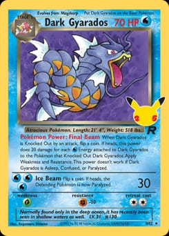 Celebrations: Classic Collection Dark Gyarados #8 card