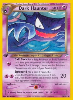 Neo Destiny Dark Haunter #36 card