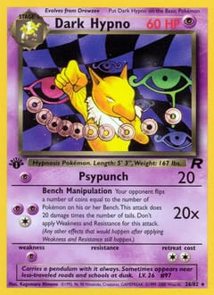 Team Rocket Dark Hypno #26 card