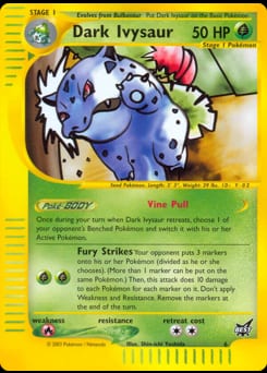 Best of Game Dark Ivysaur #6 card