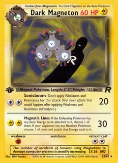 Team Rocket Dark Magneton #28 card