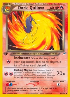 Neo Destiny Dark Quilava #39 card
