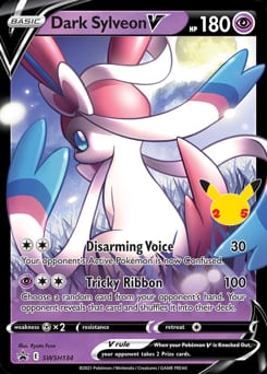 SWSH Black Star Promos Dark Sylveon V #SWSH134 card