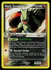2004 Team Rocket Returns Dark Tyranitar #20 card