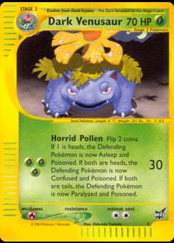 Best of Game Dark Venusaur #7 card