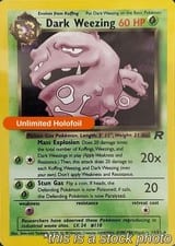 2000 Team Rocket Dark Weezing #14 card