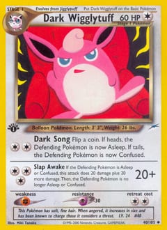 Neo Destiny Dark Wigglytuff #40 card