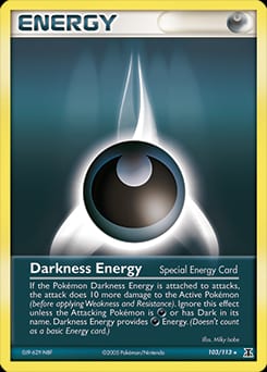 2005 Delta Species Darkness Energy #103 card