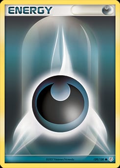 2007 Diamond & Pearl Darkness Energy #129 card