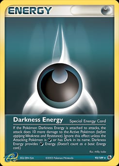 2003 Ruby & Sapphire Darkness Energy #93 card