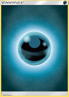 2017 Sun & Moon Darkness Energy #170 card