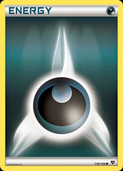 2014 XY Darkness Energy #138 card