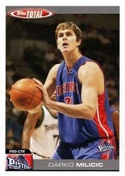 2004-05 Topps Total Base Set Darko Milicic #215 card