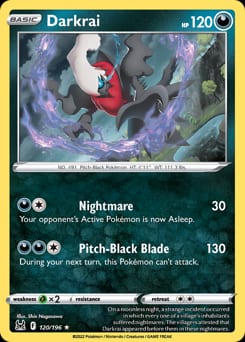 2022 Lost Origin Darkrai #120 card