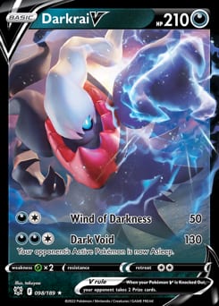 Astral Radiance Darkrai V #98 card