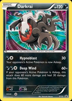 2013 XY Black Star Promos Darkrai #XY22