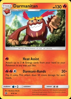 Dragon Majesty Darmanitan #9 card
