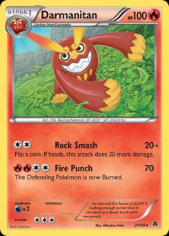2011 Emerging Powers Darmanitan #21 card