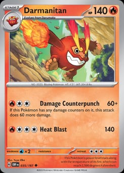 Obsidian Flames Darmanitan #35 card