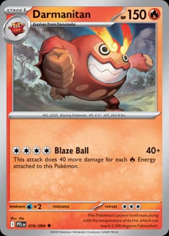 Phantasmal Flames Darmanitan #16 card