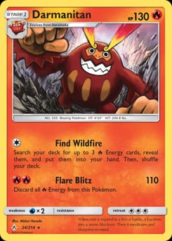 Unbroken Bonds Darmanitan #24 card