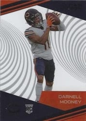 2020 Panini Chronicles Clear Vision Rookies Darnell Mooney #CV-21 card