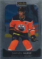 2021-22 O-Pee-Chee Platinum Base Set Darnell Nurse #44 card