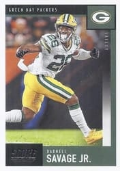 2020 Score Base Set Darnell Savage Jr. #233 card