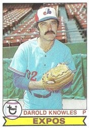 1979 Topps Base Set Darold Knowles #581 card