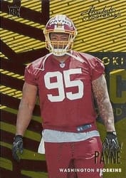 2018 Panini Absolute Base Set Daron Payne #145 card