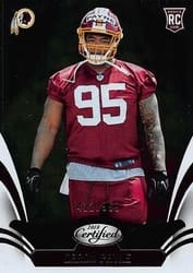 2018 Panini Certified Base Set Daron Payne #164 card