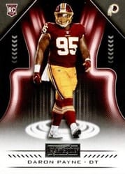 2018 Panini Playbook Base Set Daron Payne #167 card