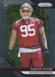2018 Panini Prizm Base Set Daron Payne #245 card