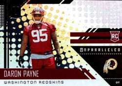 2018 Panini Unparalleled Base Set Daron Payne #259 card