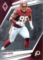 2019 Panini Phoenix Base Set Daron Payne #63 card
