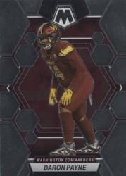 2023 Panini Mosaic Base Set Daron Payne #247 card