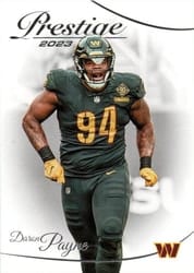 2023 Panini Prestige Base Set Daron Payne #294 card