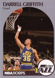 1990-91 Hoops Base Set Darrell Griffith #289 card